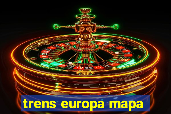 trens europa mapa